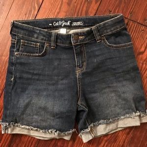 Kids Jean Short Cat & Jack Size 10/12 NWOT